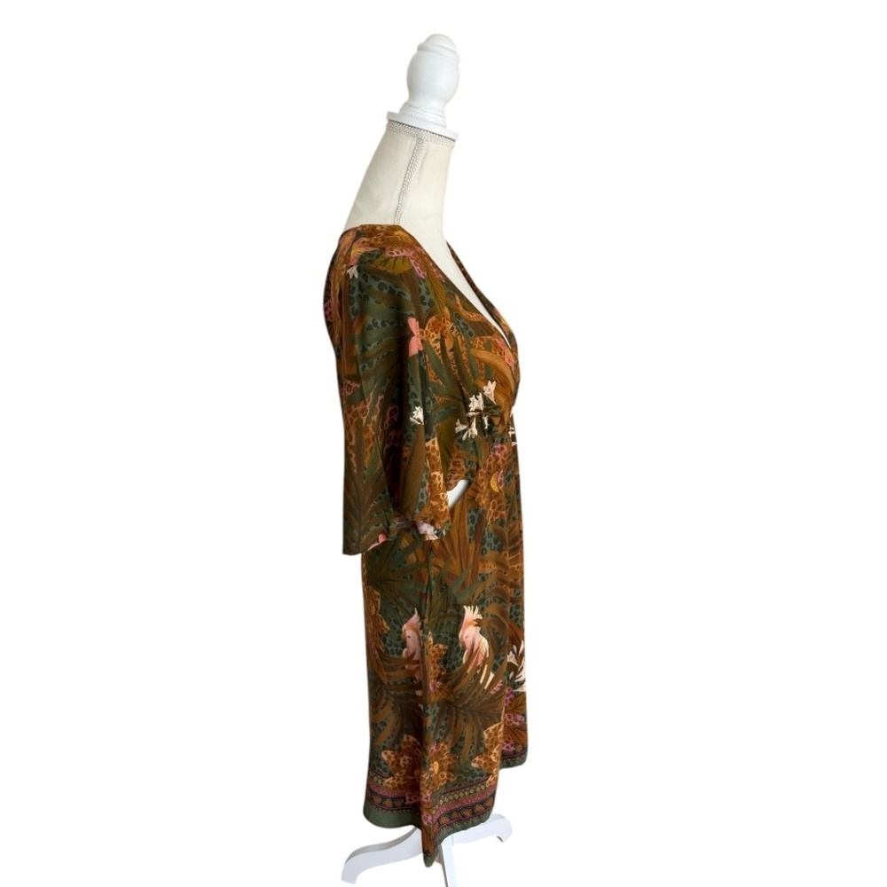 Farm Rio Tropical Jungle Mid Cutout Dress - Picture 5 of 14